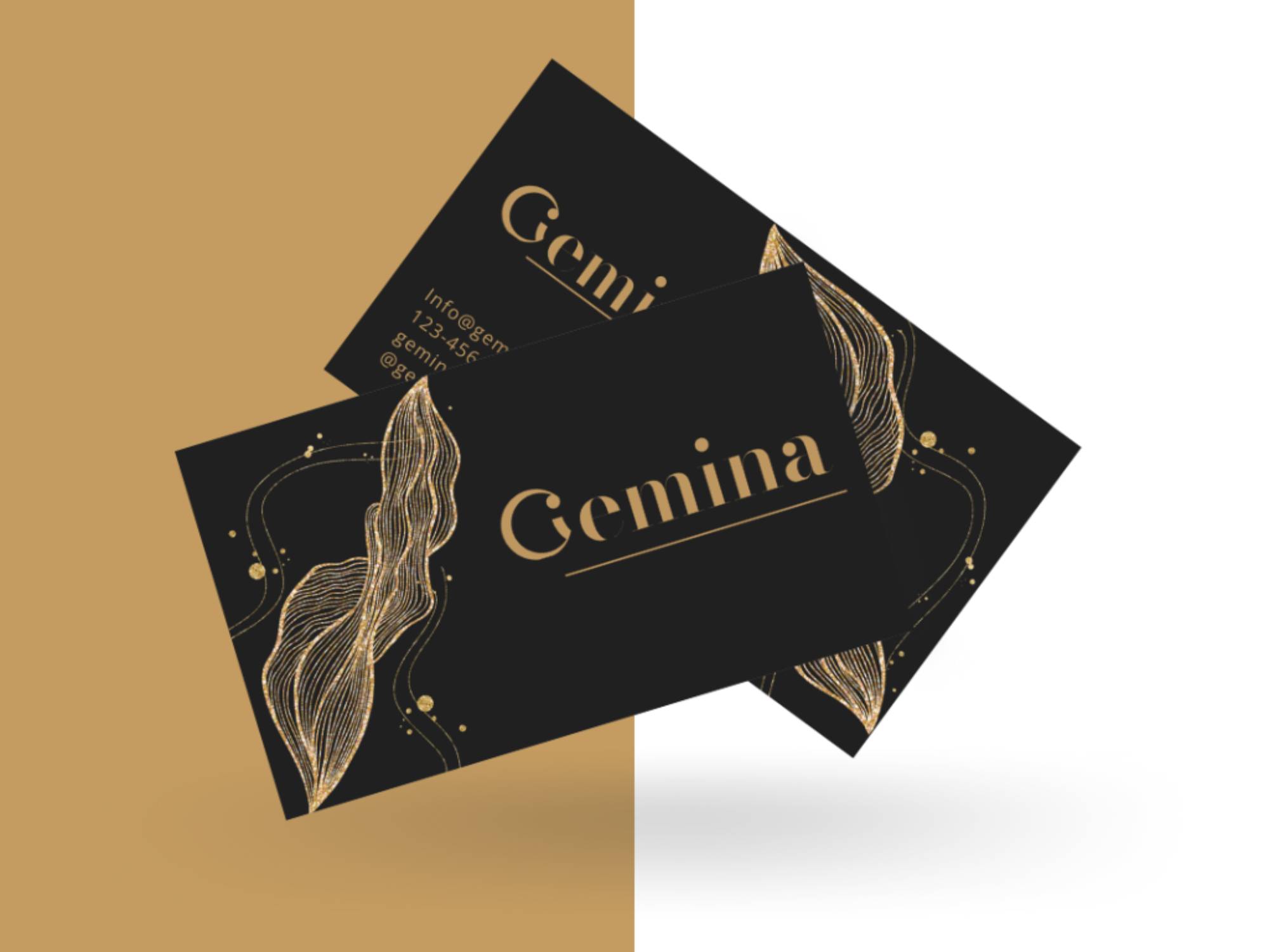 Gemina Business Card Mockup